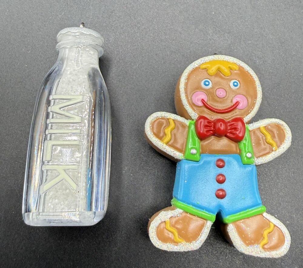 Hallmark Christmas Ornament Tis The Seasonings #1 Gingerbread & Milk No Box LO20